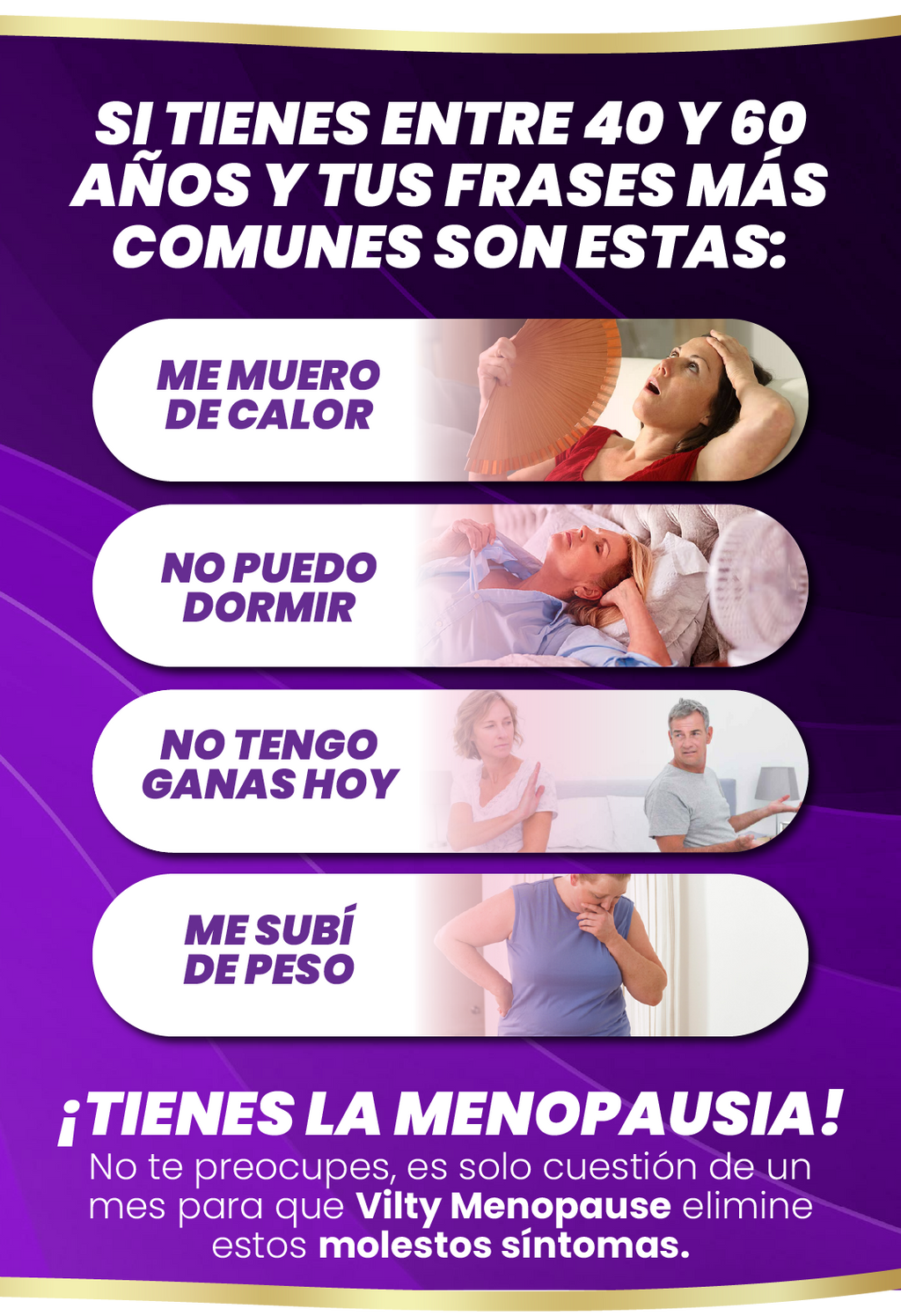 Vil Menopause Plus – Tratamiento Natural para la Menopausia y Equilibrio Hormonal (60 Cápsulas)