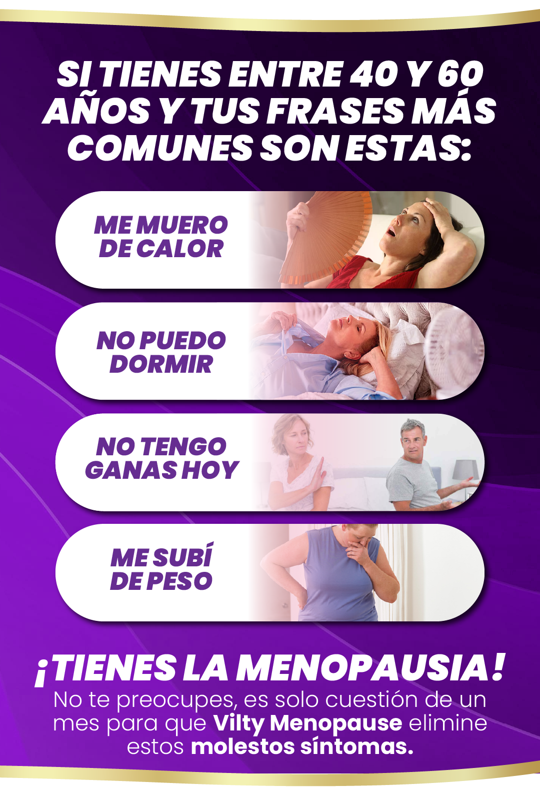 Vil Menopause Plus – Tratamiento Natural para la Menopausia y Equilibrio Hormonal (60 Cápsulas)
