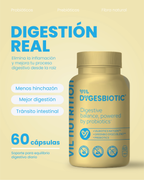 VIL DygesBiotic – Tratamiento Probiótico Avanzado para Salud Digestiva y Colon (60 Cápsulas Veganas)