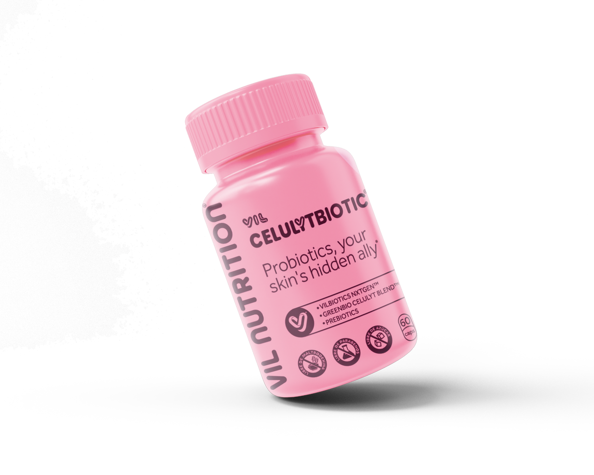 VIL CelulYtBiotic – Tratamiento Probiótico Anticelulítico, Drenante y Firmeza (60 Cápsulas Veganas)